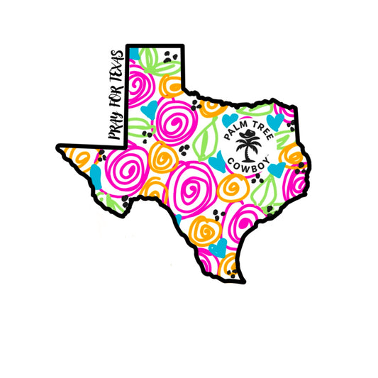 *Pray for Texas 4in. Sticker